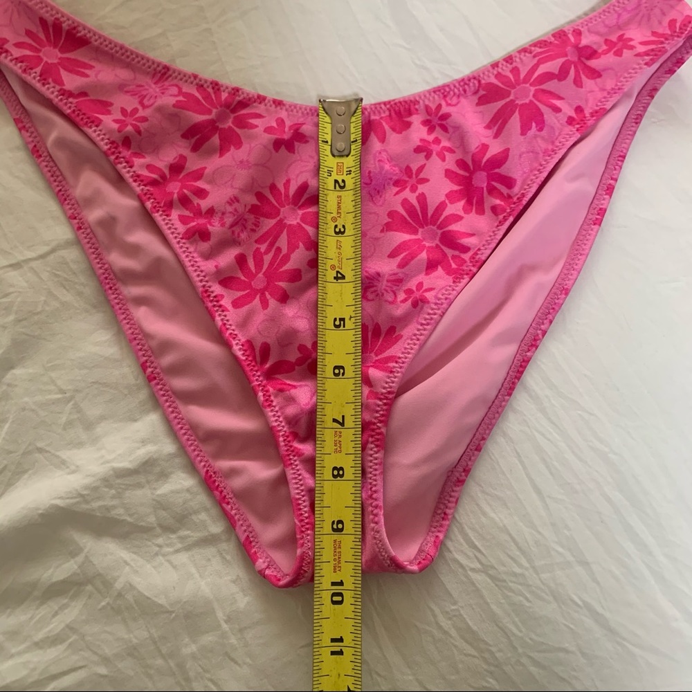 pink floral bikini bottom - XL - Picture 4 of 11